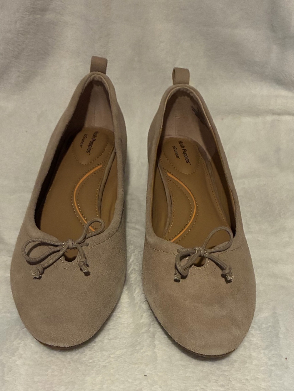 Hush Puppies Suede Netty Pump